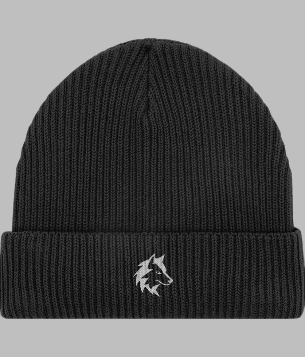 Fisherman Beanie | Embroidered Wolf original (1) Wolf Athletic